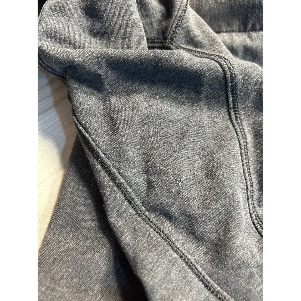 Flawed Mens‎ Charcoal Gray Jogger Sweatpants Zipper Pocket Drawstring Size L